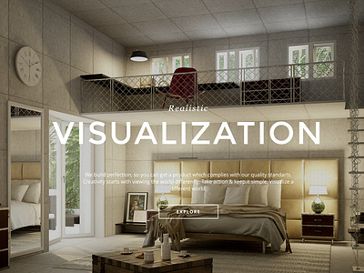 Hong 3d Visualization typography ui ux web design webdesign webdesigner website wordpress