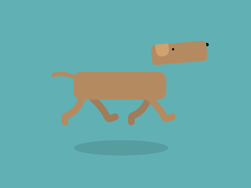 Dog Cycle after effects animation cute dog gif smooth walk cycle walk cycles
