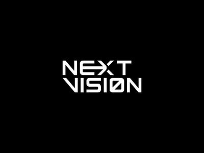 Next Vision Typography branding design graphic design logo monogram typography vector