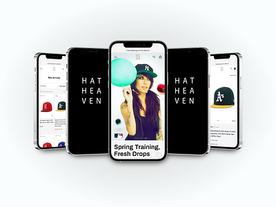 Hat Heaven - Website Refresh design mobile design ux web design