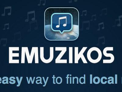 Emuzikos beta homepage