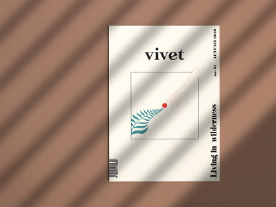 Vivet magazine cover cover design design editorial editorial illustration editorial layout editorialdesign graphicdesign graphics illustrator indesign layout magazine magazine cover magazinecover magazinedesign magazinelayout minimal minimalillustration photoshop typography