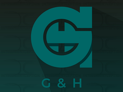 GH gh g h logo letters