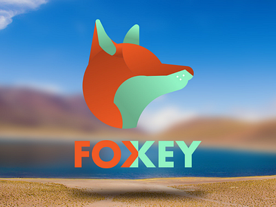 FOXKEY logo fox key foxkey landscape