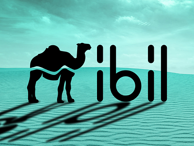 Ibil ibil logo camel desert