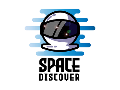 Space discover. logo space discover