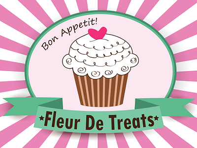 Fleur De Treats Logo branding creative design logo vector