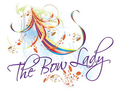 The Bow Lady Logo concept art design logo design photoshop whimsical