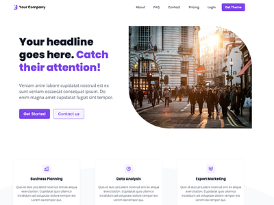 Next Ozone Landing Page Template