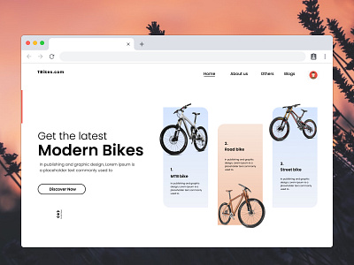 Landing page design