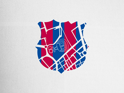 FC Barcelona, Map/Badge concept