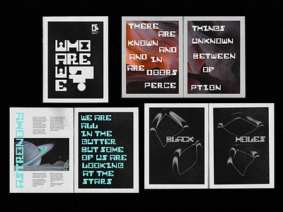 Zine layout for CRYPTO space branding design layout design