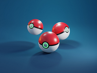 3D Pokeballs