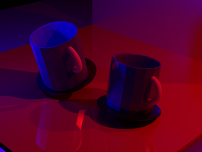 first modeling in my life 3d art blender cup design lightining modeling