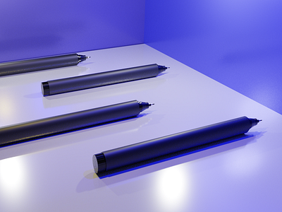 Third modeling in my life 3d 3dpen art blender blender3d design inkedpen inlkkpen lightining modeling pen unipen