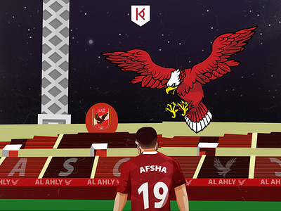 ALAHLY will come back art design digital painting illustration vector illustration