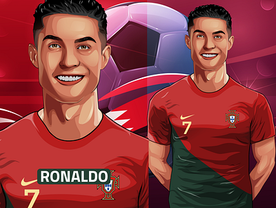 World Cup Series- CRISTIANO RONALDO graphic design