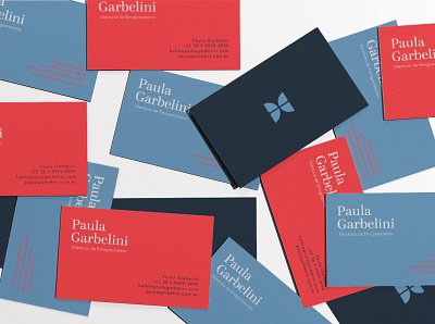 Paula Garbelini - Buisiness Cards brand design brazilian design design logo mentoring visual identity