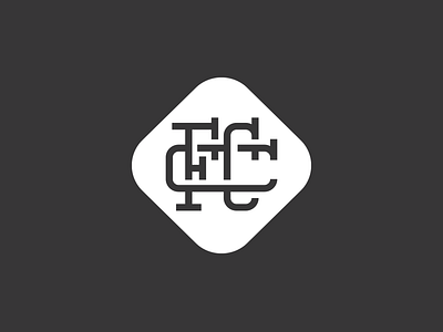 FCC Monogram c c again custom diamond f logo logotype monogram nyc square type typography