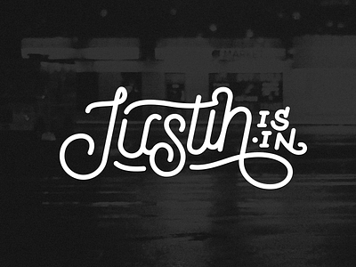 Justinis.in Lettering handlettering lettering line marker swash type typography