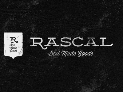 Rascal Brand deming logo logotype lost type script typography wisdom script