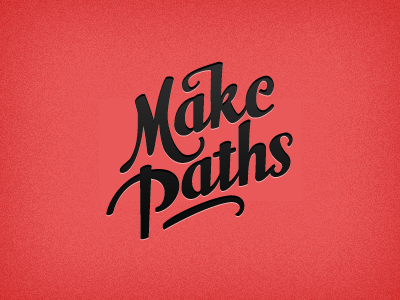Make Paths alternates illustrator milk script swash type