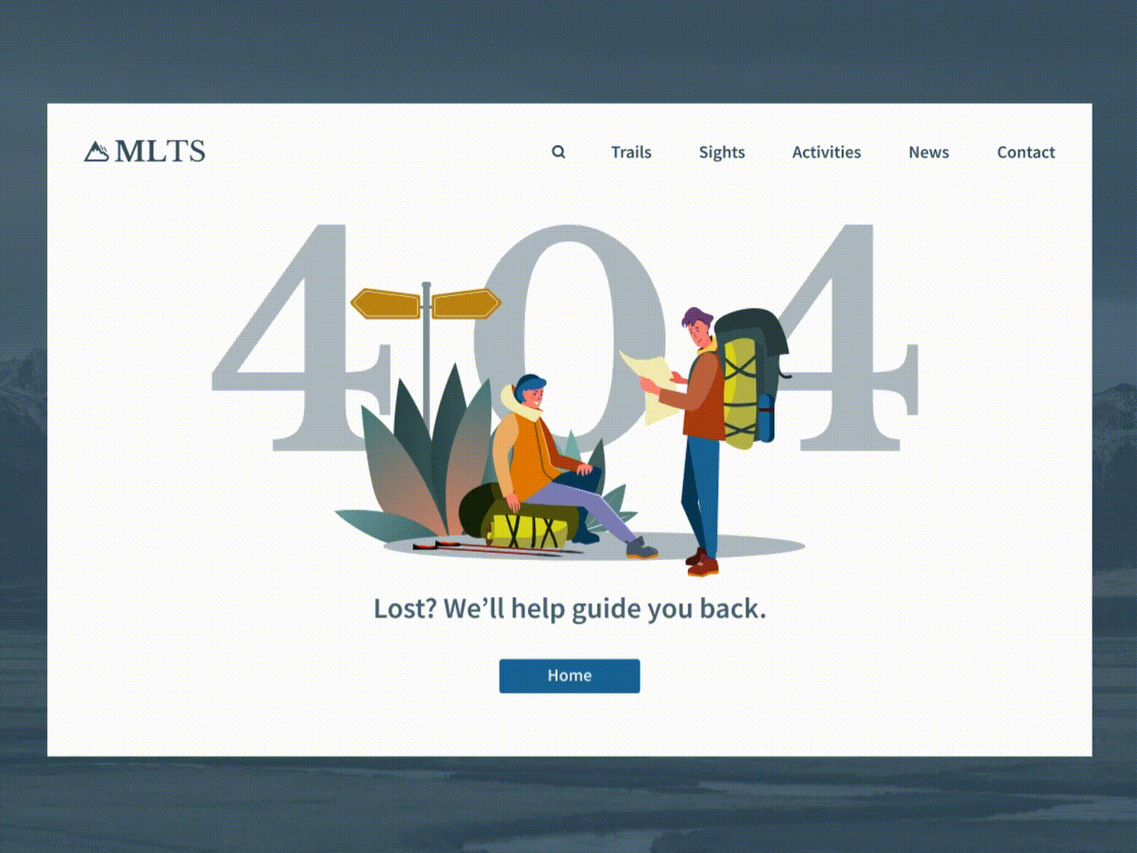 Outdoor Recreation Redesign | 404 404 daily ui dailyui 008 mammoth lakes outdoor website ui design ui ux web design