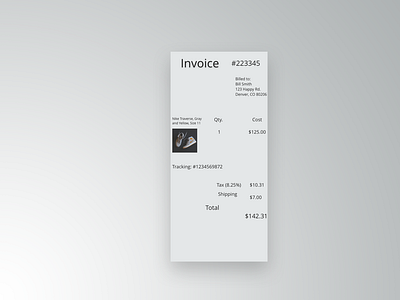 Day 046 Invoice