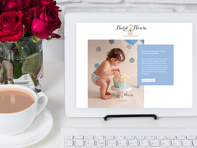 Baby Photographer - Web Design Proposal ui ui design ui ux ux design web design webdesign website design