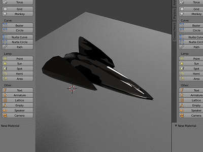 Spaceship Concept 3d blender spaceship