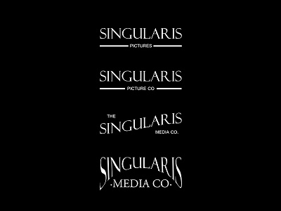 Singularis Video Logos branding business company design illustrator logo photoshop type video