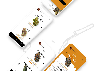 The Farmer Cannabis shop abstract app app design application art design icon ios logo logo design ui ui design ux vector weed brand