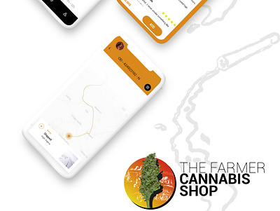 The farmer Cannabis Shop app design app ios logo appdesign design app logo photoshop vecot vector