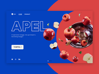 Landing page Apple 3d 3ddesign art direction blender3d clean composition inspiration landing page design landingpage layer minimal ui uidesign uiux ux webdesign website design