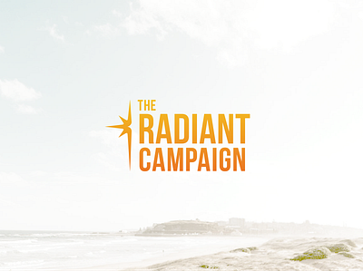 The Radiant Campaign Logo branding logo logo design logomark typography vector visual identity