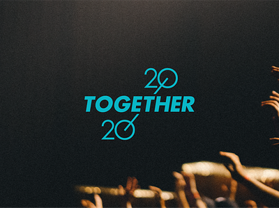 Together 2020 Logo 2020 design branding logo logo design logomark logos together together at home togetherness typography vector visual identity