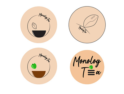 Monolog Tea Design Logo 01 branding design logo typography