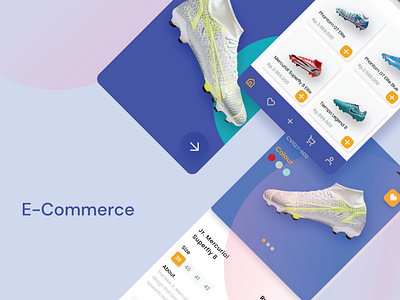 E-commerce soccer shoes app