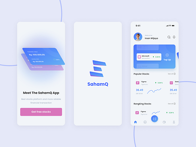 Stocks Market Mobile App for UI Design