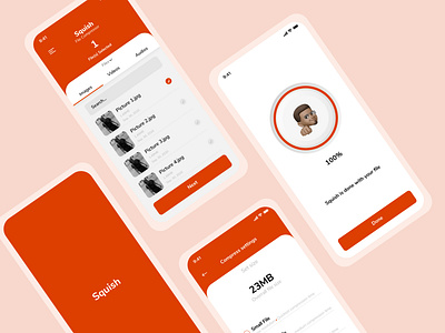 Squish app design illustraion logo minimal typogaphy ui uidesign uiux ux uxdesign