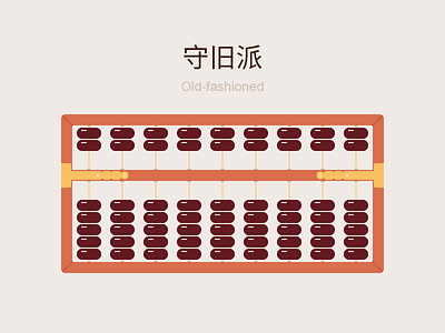 Old-fashioned abacus accounting calculation calculator classical history old fashioned old school