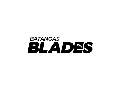 Batangas Blades logo logo concept logo design