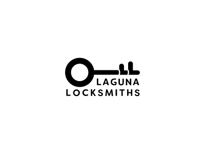 Laguna Locksmiths lock logo logoconcept logodesign