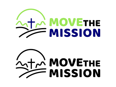 Move the Mission logo logoconcept logodesign