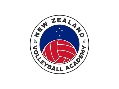 NZ Volleyball Academy logo logoconcept logodesign