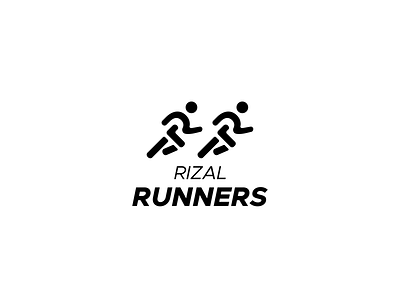 Rizal Runners logo logoconcept logodesign run