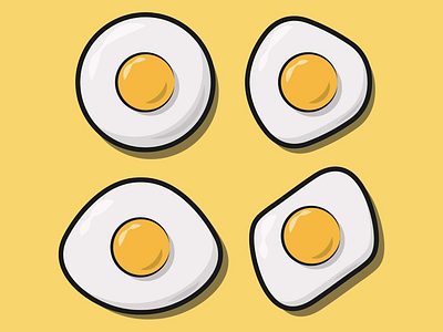 A little eggsperiment eggs morning vector vectorart vectorillustration