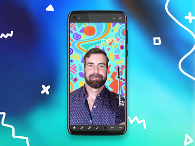 Motorola - Snapchat Lens animation app ar augmented reality design illustration mobile principle snapchat
