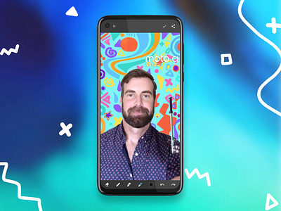 Motorola - Snapchat Lens animation app ar augmented reality design illustration mobile principle snapchat