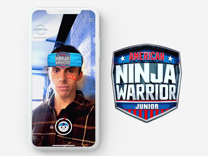 Snapchat Lens - American Ninja Warrior ar augmented reality snap snapchat social media story video